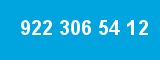 922 306 54 12 922 306 54 12